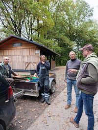 Im lockeren Gespräch
